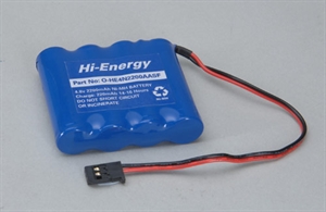 O-HE4N2200AASF 4.8V 2200mAh Ni-MH Rx Pk Flat
